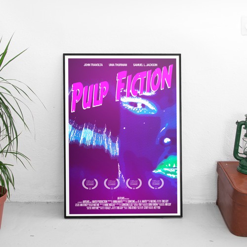 Create your own ‘80s-inspired movie poster! Diseño de HAHTO creative