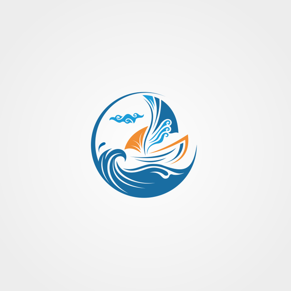 Sailboat Wave Logo