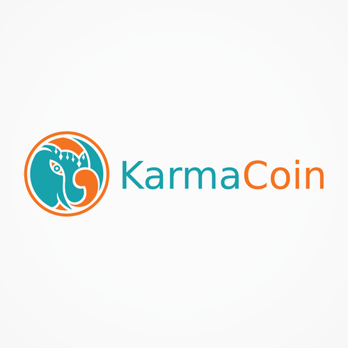 Bitcoin-like logo design. Design the next Dogecoin! "Karmacoin" Design by DuhaCreative