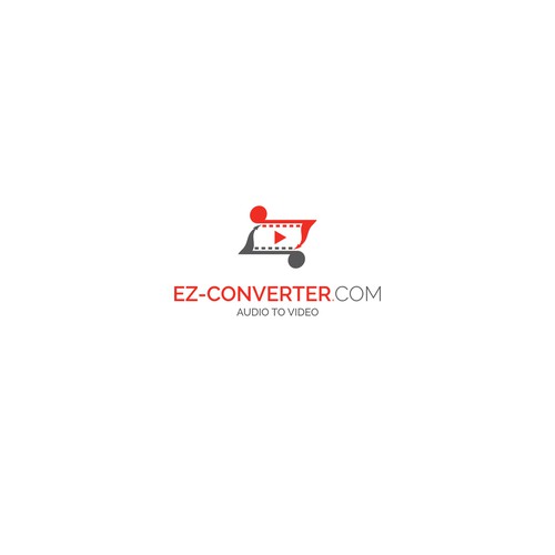 ez-converter logo: audio to video Design by Alam_H