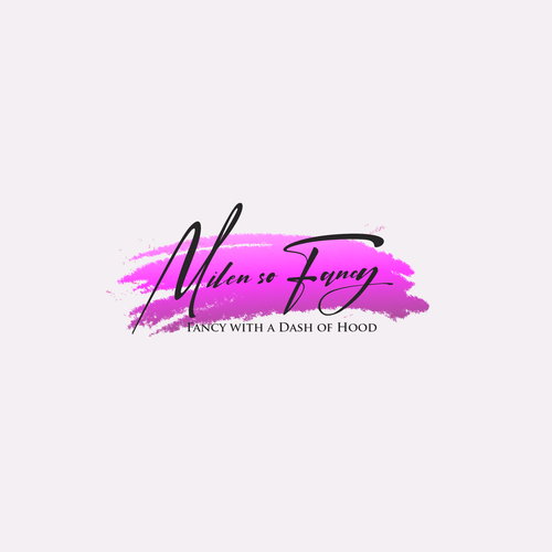 Milen So Fancy Logo Design Diseño de AnaGocheva