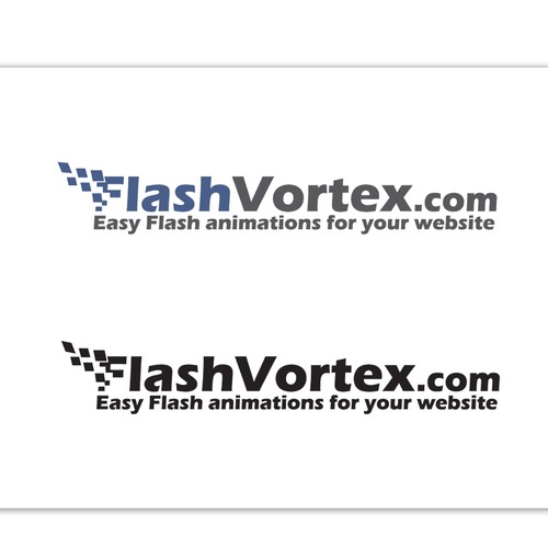 FlashVortex.com logo Ontwerp door Parcalatul