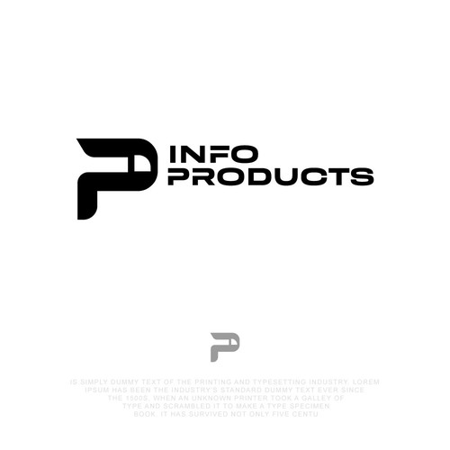 InfoProducts.com - Logo & Branding Design by CreCreature