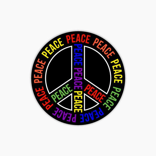 Design di Design A Sticker That Embraces The Season and Promotes Peace di Zyndrome