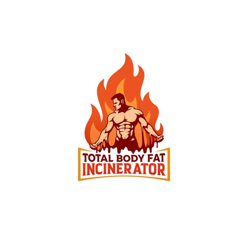 Design a custom logo to represent the state of Total Body Fat Incineration. デザイン by Konyil.Iwel