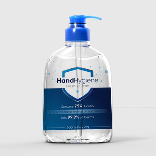 Hand Sanitizer Product Label / Logo Design Design by Xclusive16