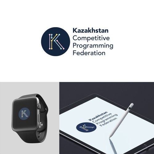 Logo for the Kazakhstan Competitive Programming Federation Design by TwoPlusOne