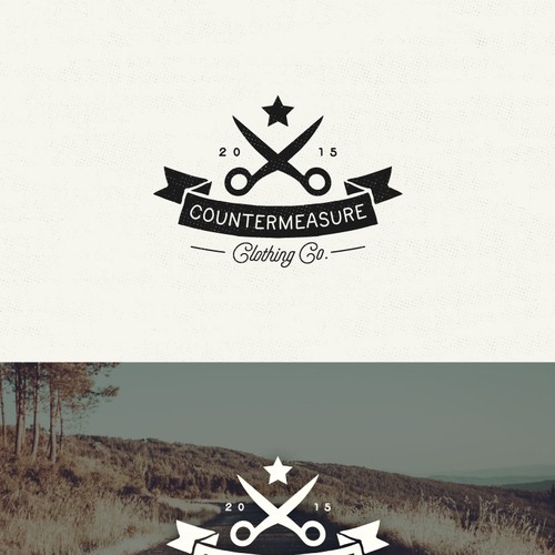 CounterMeasure Clothing needs a sophisticated logo with a hint of rebellion and adventure. デザイン by Gio Tondini