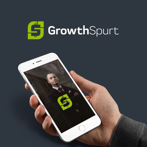 A strong, dynamic, but simple logo that represents business growth Design by John3:16✅