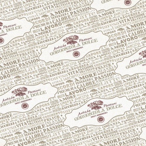 Design a product label set for an Italian Cheese Réalisé par ProveMan