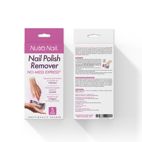 Nutra Nail Gel Remover Design by laudes
