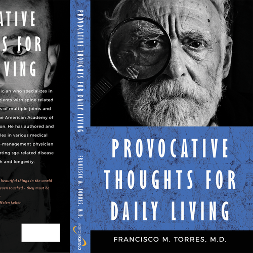 Create a thought provoking cover for a n inspirational book Design por sala_ud_din