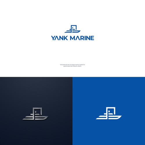 Design a powerful brand identity for an industrial shipyard. Design by egzote.