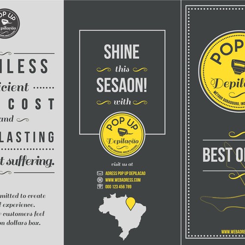 Postcard, flyer or print contest entry by aj.