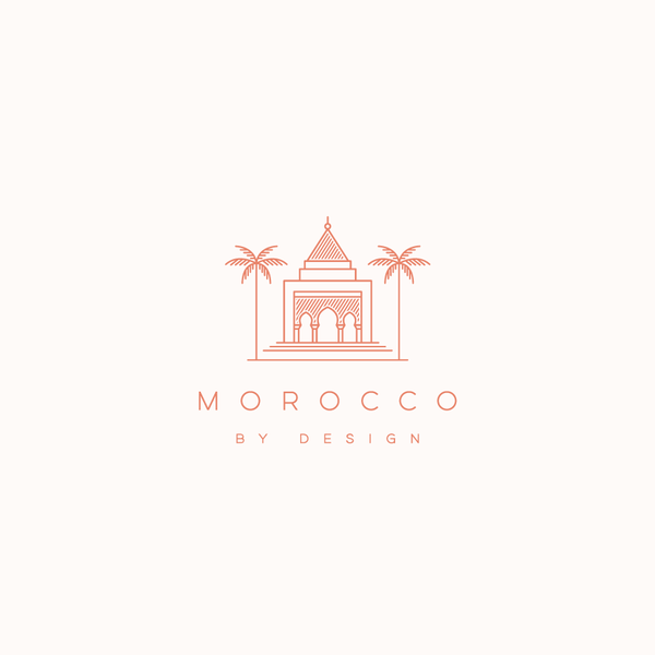 Logo design concept for luxury travel company