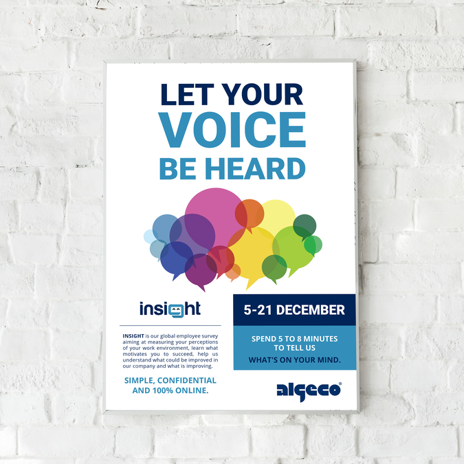 Create a poster for Insight, our internal employee survey | Poster contest