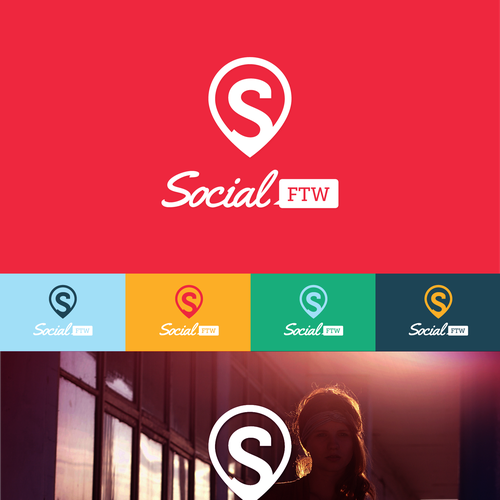Create a brand identity for our new social media agency "Social FTW" Réalisé par Joel Lindberg