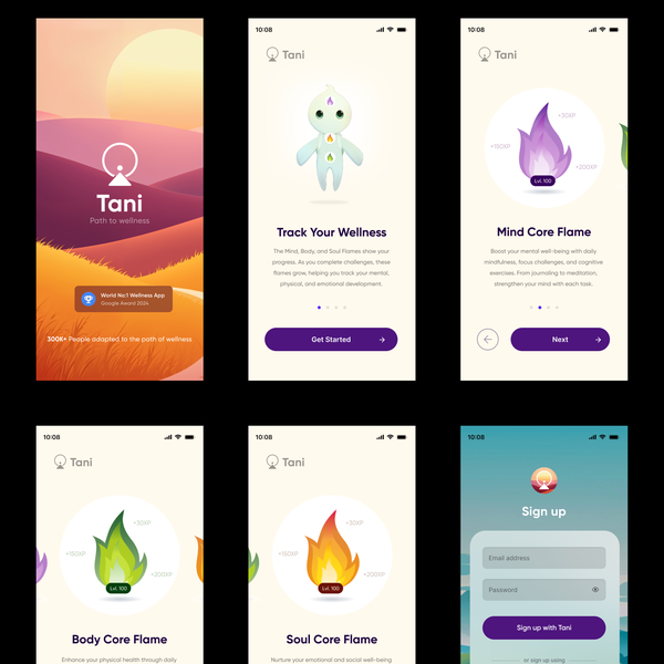 Tani - Wellness Mobile App