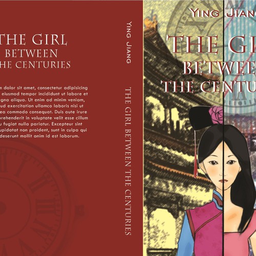 Cover for The Girl Between The Centuries Design by Well.Done