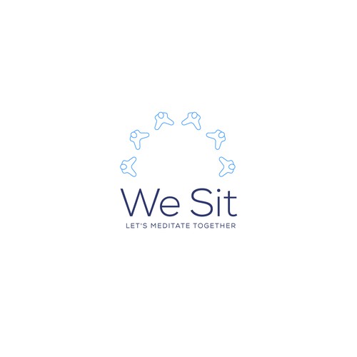 A logo to make people meditate together for a better world Design by Nglray