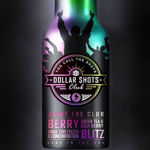 Create an eye-catching energy shot drink bottle design for the relaunch our eCommerce Supplement Shot Co.!! Design von Dimanist