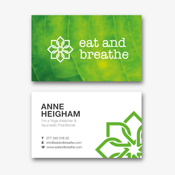 Logo for a yoga theacher