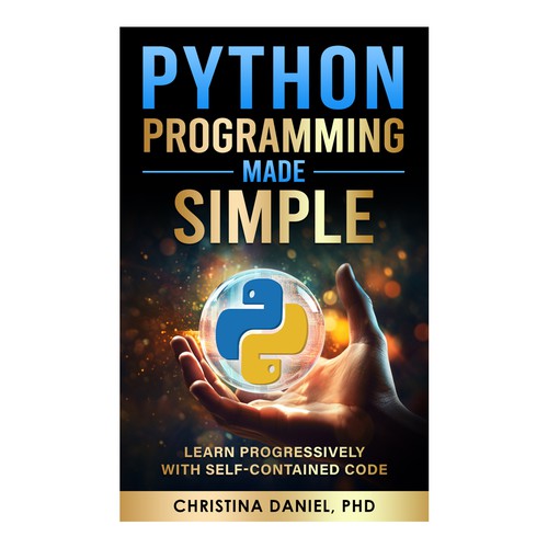 eBook Cover Design for "Python Programming Made Simple" Design by MbahDjoyo