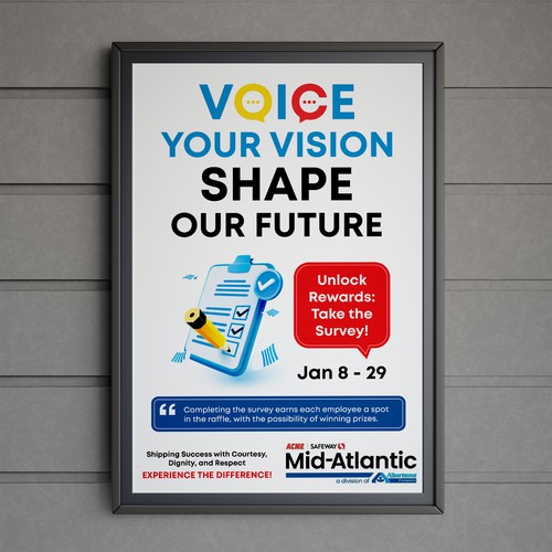 Acme Survey Need 100% Participation Design by Mulyana D-Zign