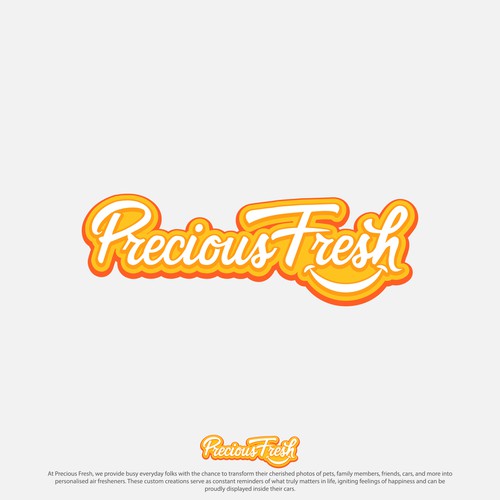 Create a Captivating Logo for Precious Fresh: Air fresheners that make you smile. Design by Divinehigh01