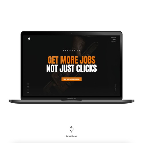 Landing page design contest entry by Ihsanshihab