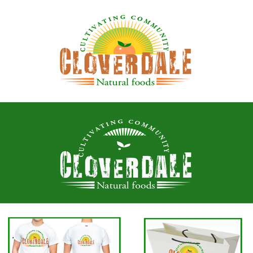 Natural grocery store Logo Design réalisé par Marinic27