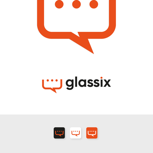 Messaging platform logo Diseño de reflect the style ™