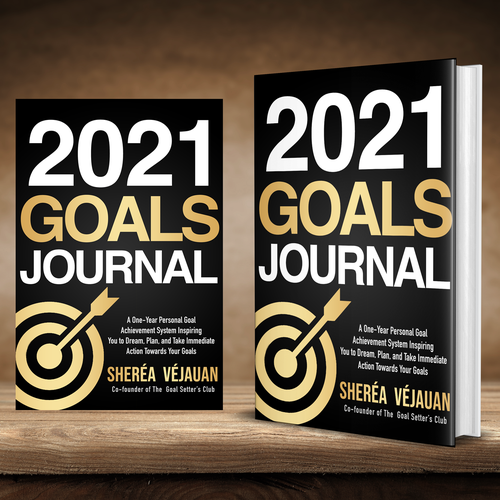 Design 10-Year Anniversary Version of My Goals Journal Design by praveen007