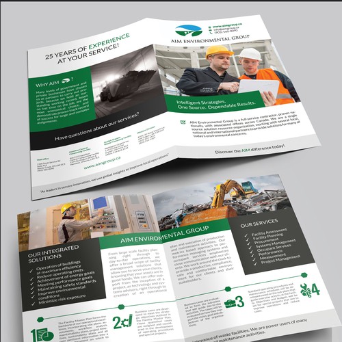 Sales brochure for a facility management firm Design réalisé par Nebojsa D.