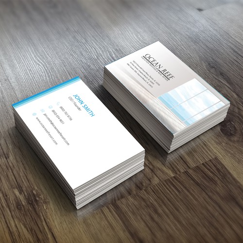 Design a fun, beach-inspired Business Card Design by fayastata77