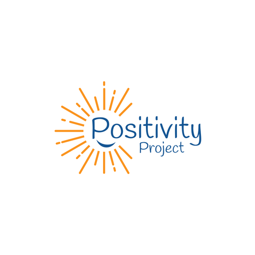 Help me come up with a logo for the Positivity Project Design by Yassinta Fortunata