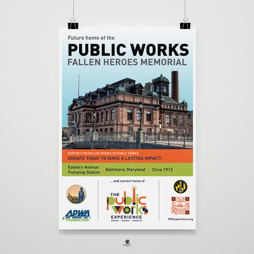 Raise awaress of Public Works and get your designs in the hands of international businesses Design by ADMDesign Studio