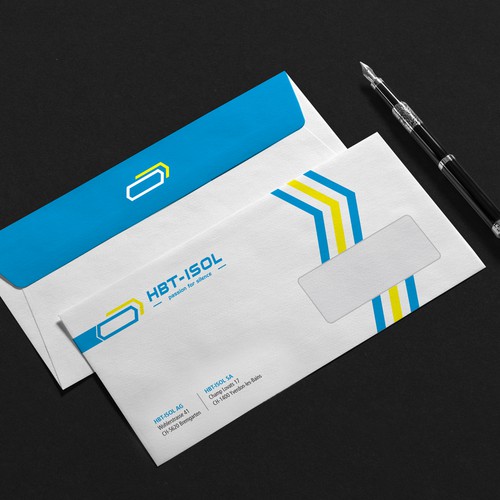 Implement the new logo on all our business papers Design by (VEER)