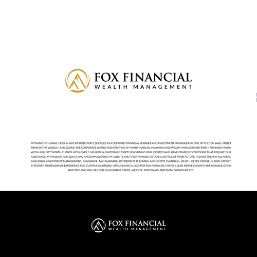 Design a logo for a high end Financial Advisory Practice Design by OeisDesign