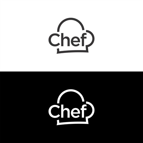 "CHEF": Food & Cooking Social Media Logo Design by O N I X