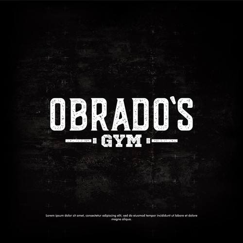 Logo for a Gym Design by Dirtymice