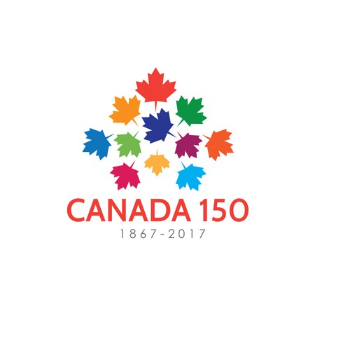 Community contest: Design Canada’s 150th birthday logo! Design by bluesflamingo