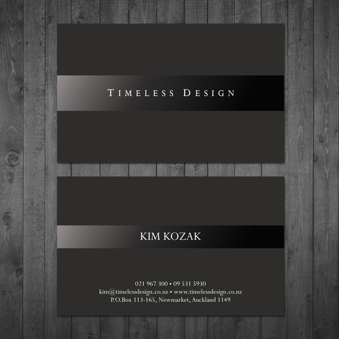 Create An Elegant Business Card For My New Interior Design