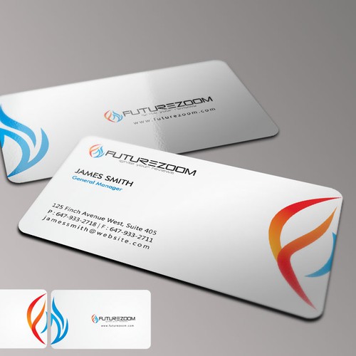 Business Card/ identity package for FutureZoom- logo PSD attached Design by LaTovan