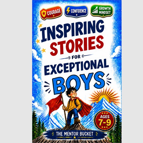 "Premium Children’s Book Cover Design for Boys Ages 7–9" winning T-shirt