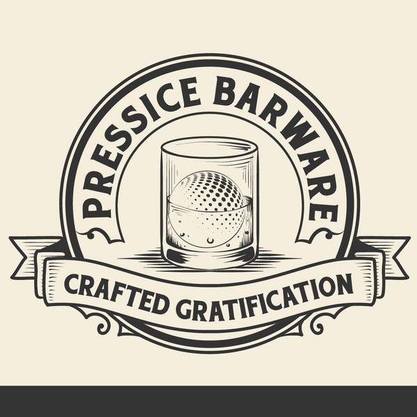 Rustic, Smokey, Vintage Masculine Logo For Barware