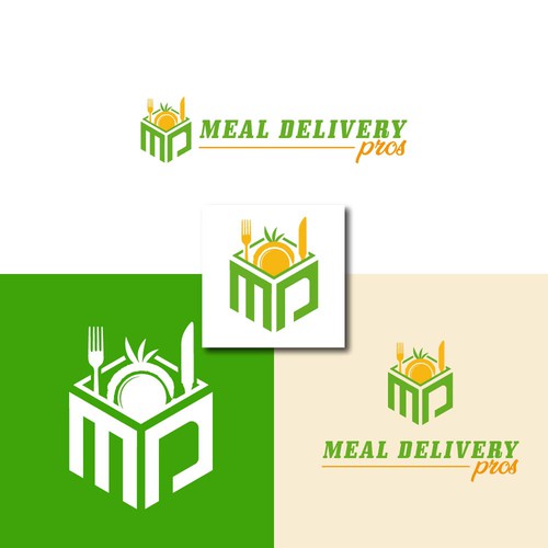 Simple Logo for Meal Delivery Pros (Quick and Easy With Colors Chosen) Design by line2code