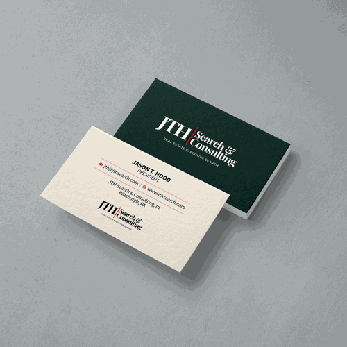 Business Card Design for Executive Search Firm Design by Drr87