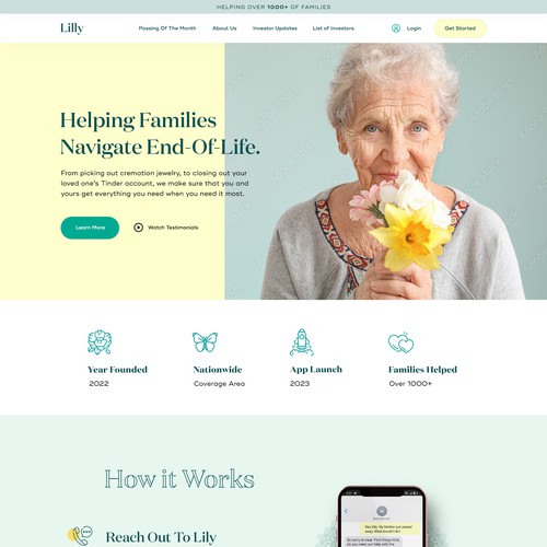 Fake Tech Startup in the Funeral Industry Seeking Website Design Design by Alshimaa Mou