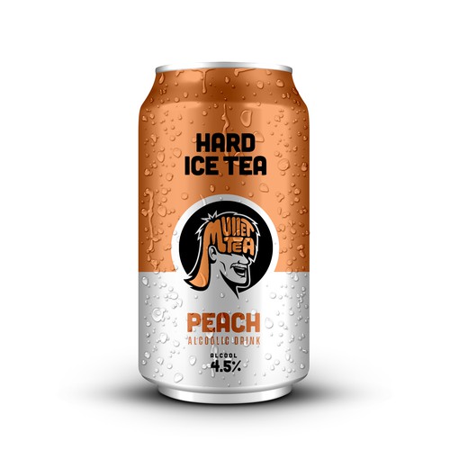 Hard Ice tea Can Design - Be Fun ! Design by sougatacreative